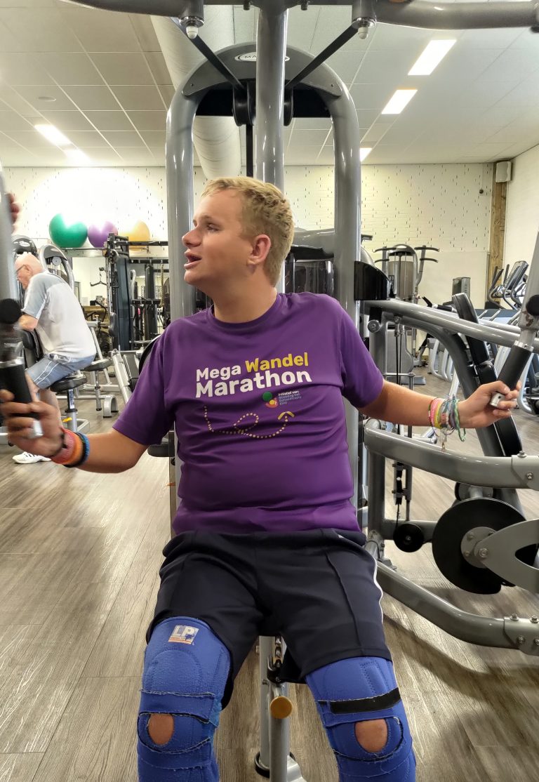 Daniam op de fitness